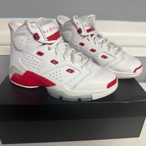 Nike Jordan White / University Red 6-17-23 'White Fire Red' Sz 6.5 Pre-owned
